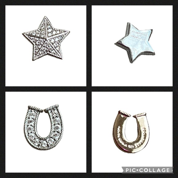 Judith Ripka Little Floating Charms Sterling Silver CZ Pick your design! - Picture 4 of 16